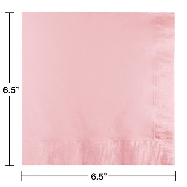 Luncheon Napkins 2 Ply Classic Pink 50 Ct