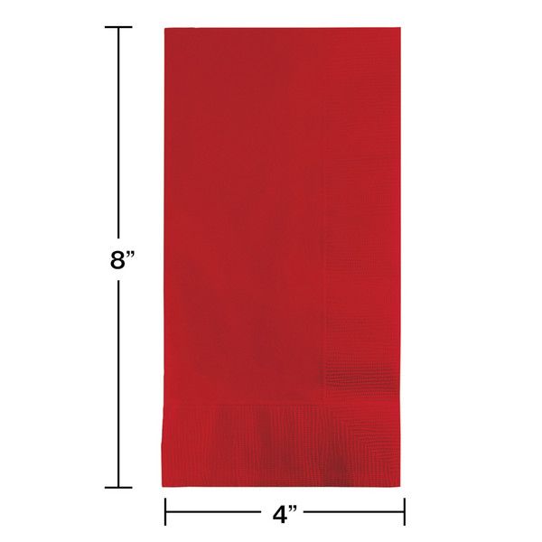 Dinner Napkins 2 Ply Classic Red 50 Ct