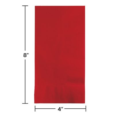 Dinner Napkins 2 Ply Classic Red 50 Ct