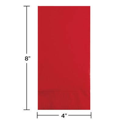 Guest Napkins 3 Ply Classic Red 16 Ct