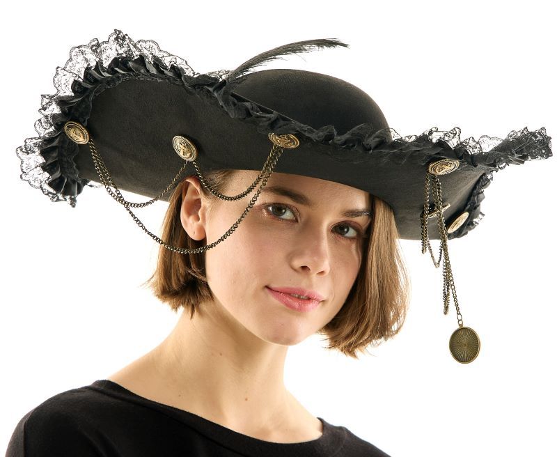 Black Pirate Hat