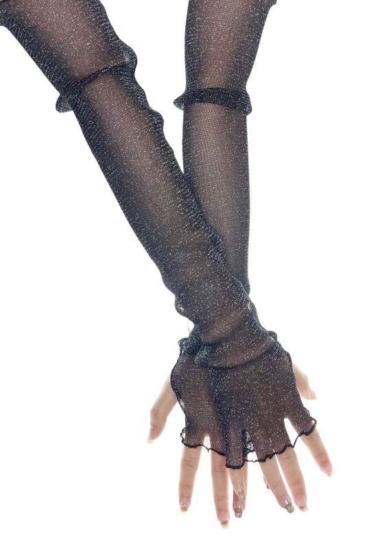 Shimmer Mesh Glove