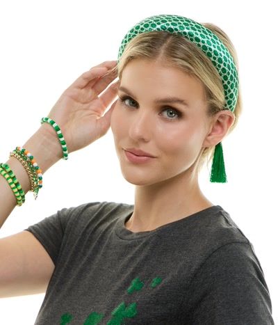 St. Pats Tassel Headband