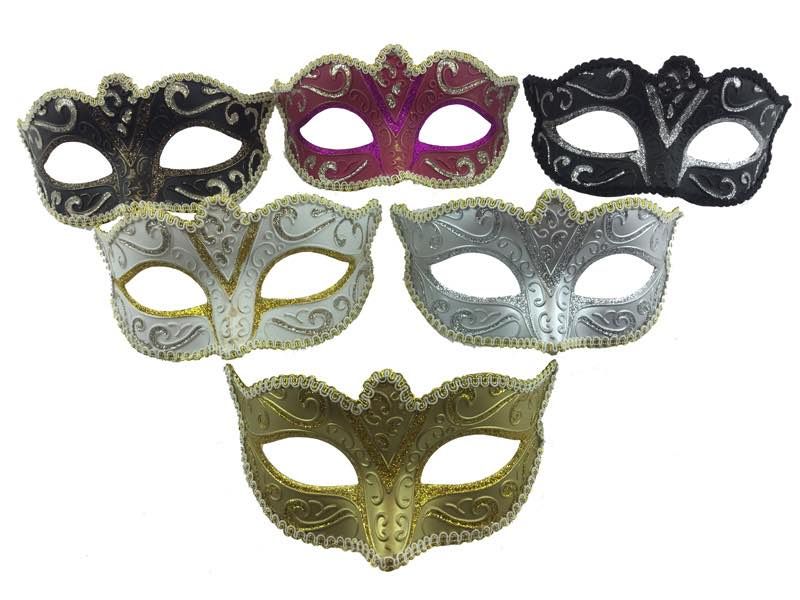 Metallic Venetian Mask Assorted