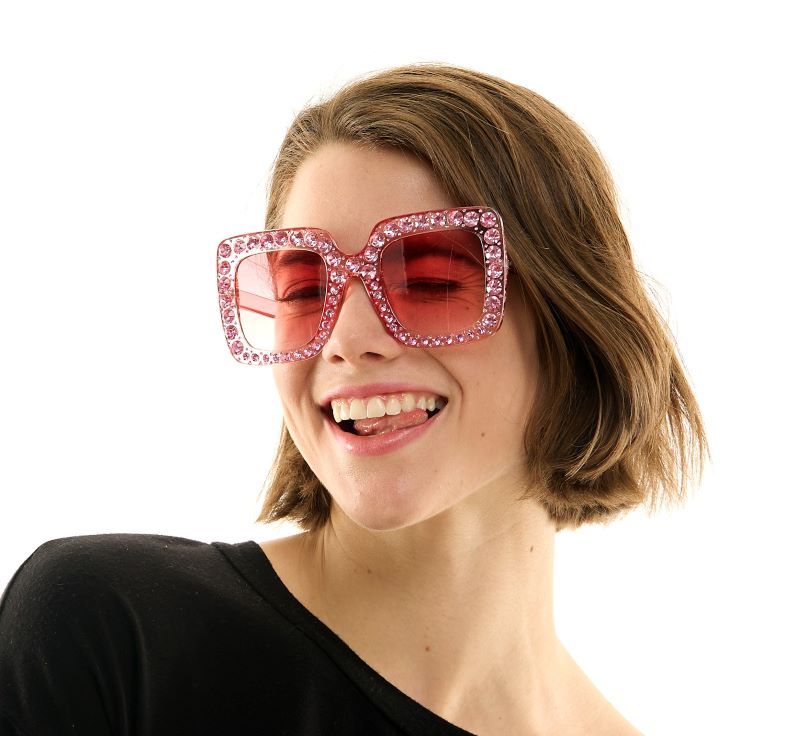 70&#39;s Glasses Pink
