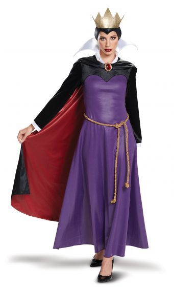 Snow White - Evil Queen Deluxe Adult, Attribute: Womens, Size: M (8-10)