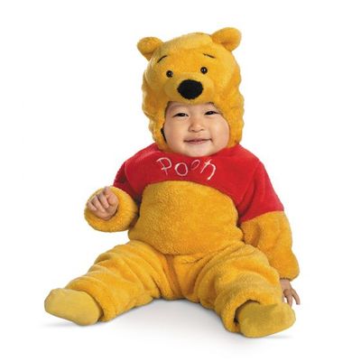 Winnie The Pooh Deluxe Two-Sided Plush Jumpsuit Unisex (12-18 mths)