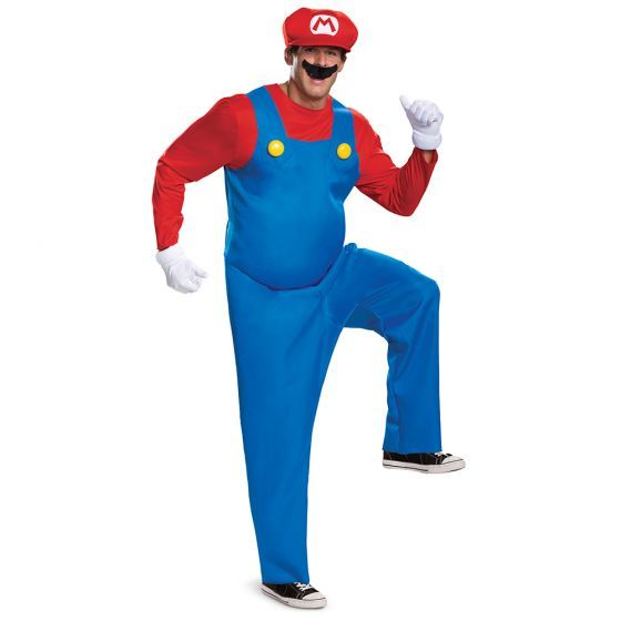 Super Mario - Mario Deluxe Adult, Attribute: Mens, Size: XXL (50-52)