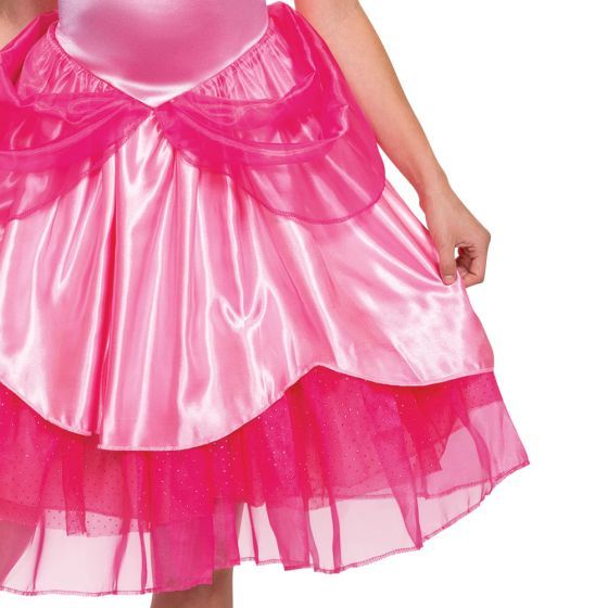 Super Mario - Princess Peach Deluxe Adult, Attribute: Womens, Size: M (8-10)