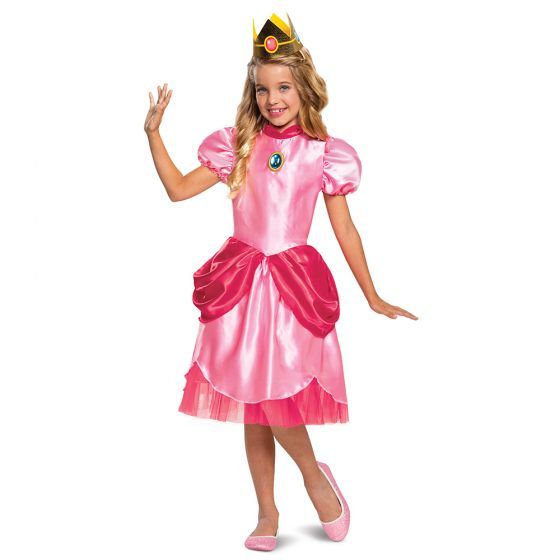 Super Mario - Princess Peach Classic, Attribute: Girls, Size: M (7-8)