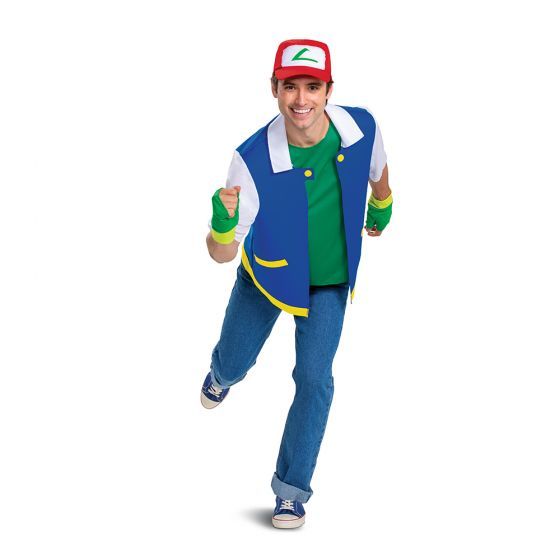 Pokemon - Ash Ketchum Classic Unisex Adult, Attribute: Unisex, Size: Adult L/XL