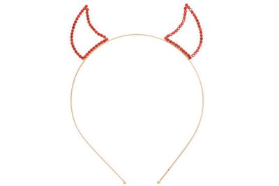 Rhinestone Devil Horn Headband