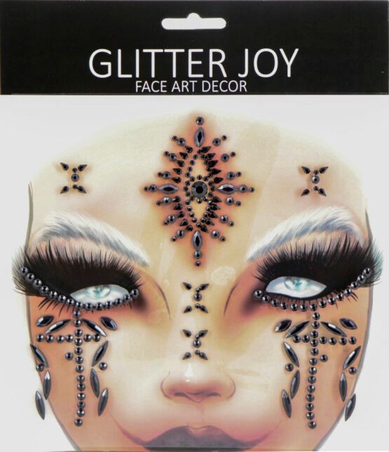 Face Jewels - Black
