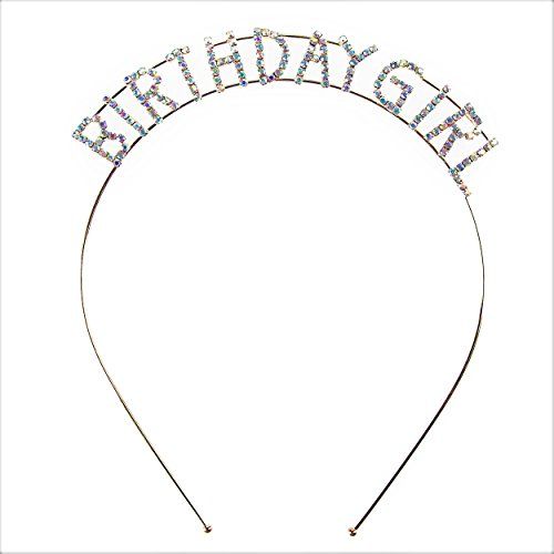 Birthday Girl Headband - Irridescent