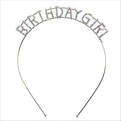 Birthday Girl Headband - Irridescent