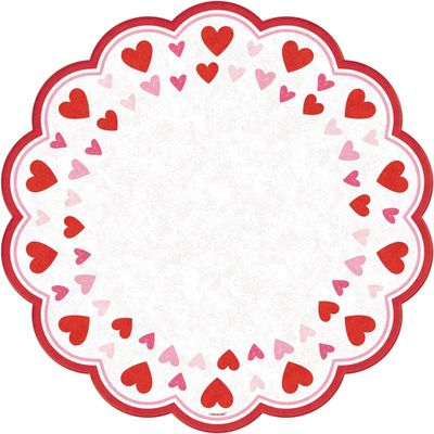 Valentine's Doilies 12" - 12ct