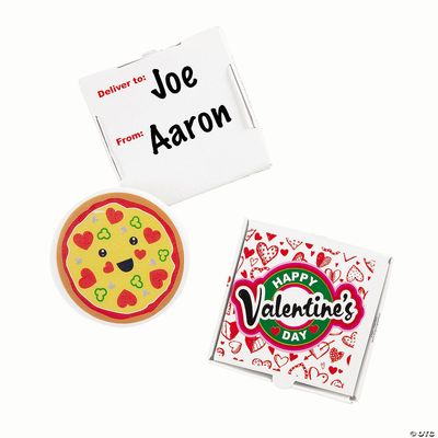 Valentine Exchange -Pizza Eraser w/Box 24ct