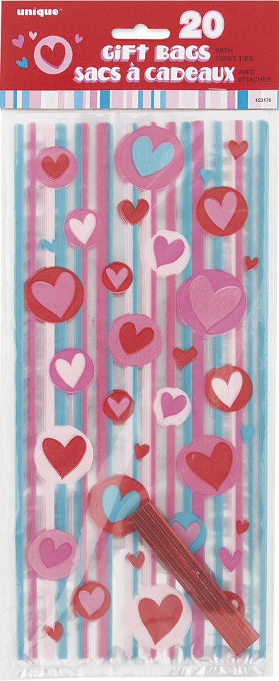 Simply Hearts - Cello Bags 20ct