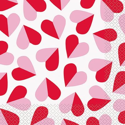 Charming Hearts - Luncheon Napkins 16ct