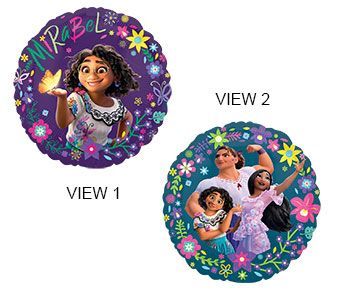 Encanto - 17&quot; Helium Filled Foil Shaped Balloon, Ribbon