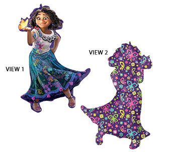 Encanto - 36&quot; Helium Filled Foil Shaped Balloon, Ribbon