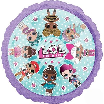 Lol Surprise - 17&quot; Helium Filled Foil Shaped Balloon, Ribbon