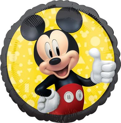 Mickey Mouse Forever - 17&quot; Helium Filled Foil Shaped Balloon, Ribbon