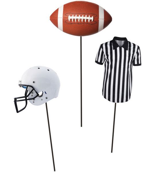 Football Party - Centerpiece Sticks 3ct