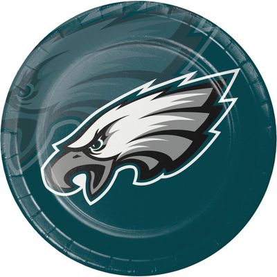 Philadelphia Eagles - 9&quot; Plates 8 Ct