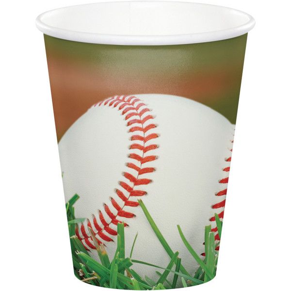 Sports Fanatic Baseball - 9oz Cups 8ct