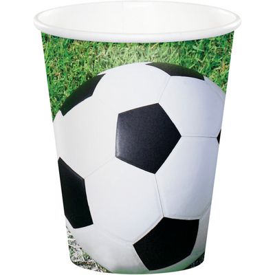 Sports Fanatic Soccer - 9oz Hot/Cold Cups 8ct