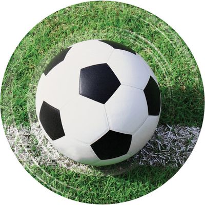 Sports Fanatic Soccer - 9&quot; Plates 8ct