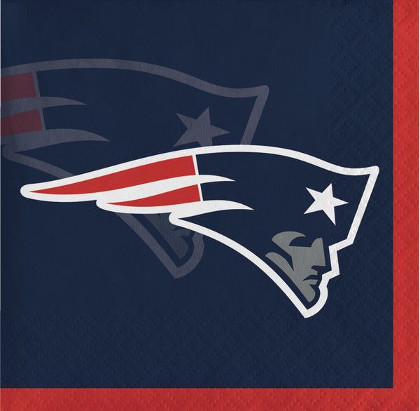 New England Patriots - Beverage Napkins 16ct