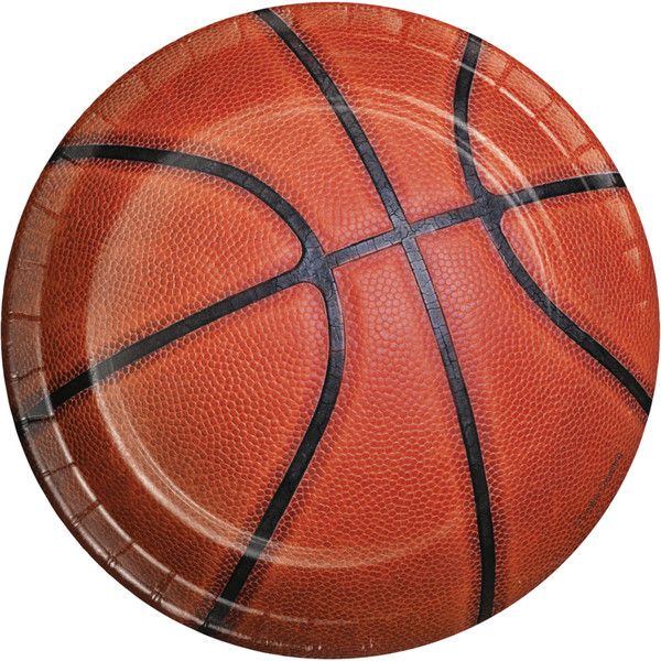 Sports Fanatic Basketball - 7&quot; Plates 8ct