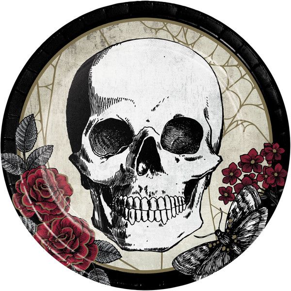 Creepy Characters - 9&quot; Plates 8ct