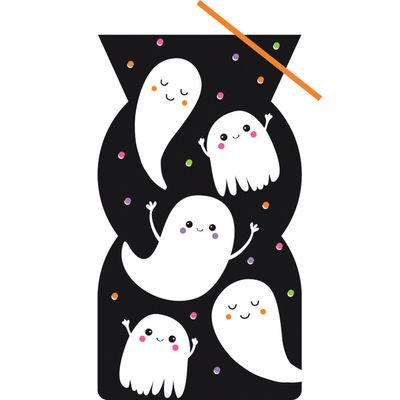 Happy Ghosts - Shaped Cello Bags 20ct