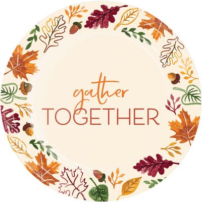 Fall Festivities - 9&quot; Plates 8 Ct