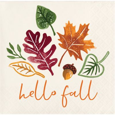 Fall Festivities - Beverage Napkin 2 Ply 16 Ct