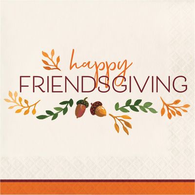 Fall Festivities - Friendsgiving Lunch Napkin 2 Ply 16 Ct