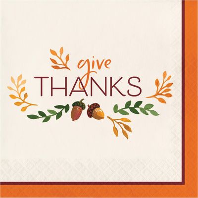 Fall Festivities - Luncheon Napkin 2 Ply 16 Ct