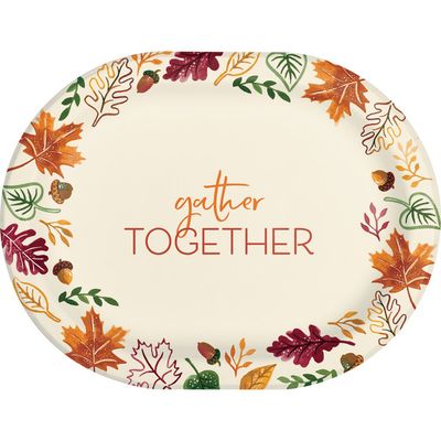 Fall Festivities - Oval Platter 8 Ct