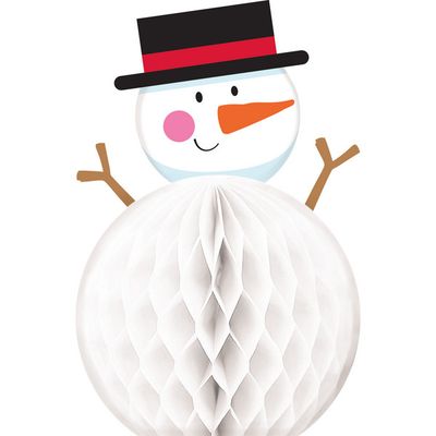 6&quot; Snowman Honeycomb Centerpiece