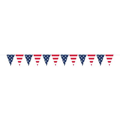 Patriotic Pennant Banner