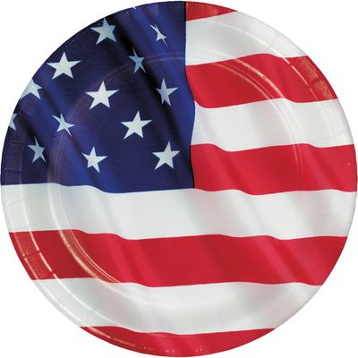 Stars &amp; Stripes - 9&quot; Plates 8ct