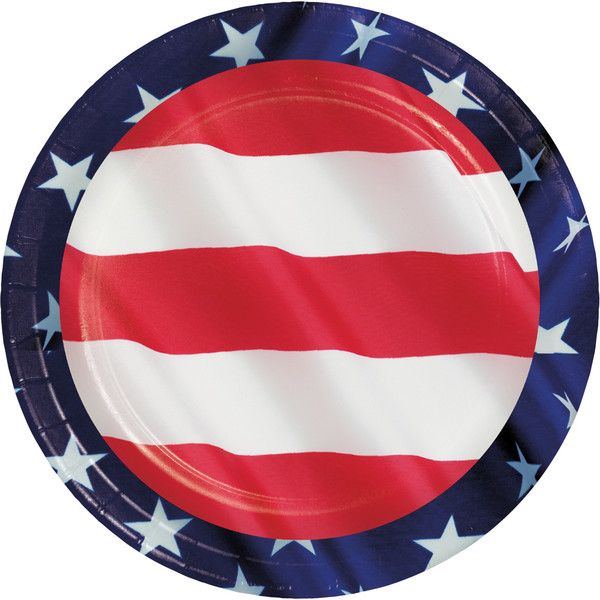 Stars &amp; Stripes - 7&quot; Plates 8ct