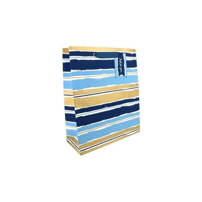Large Bag- Painterly Blue