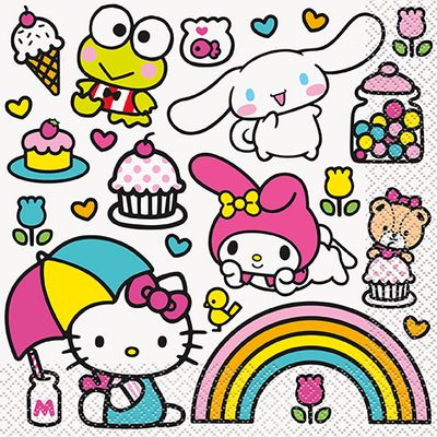 Hello Kitty &amp; Friends - Lunch Napkins 16ct