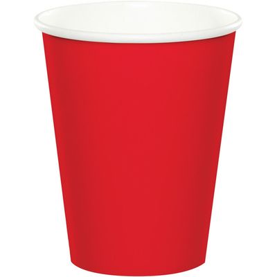 9 oz Paper Cup Classic Red 24 Ct