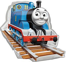 Thomas The Tank - 29&quot; Helium Filled Foil Balloon, Ribbon
