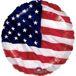 Flying Colors - 18&quot; Helium Filled Foil Shaped Balloon, Ribbon